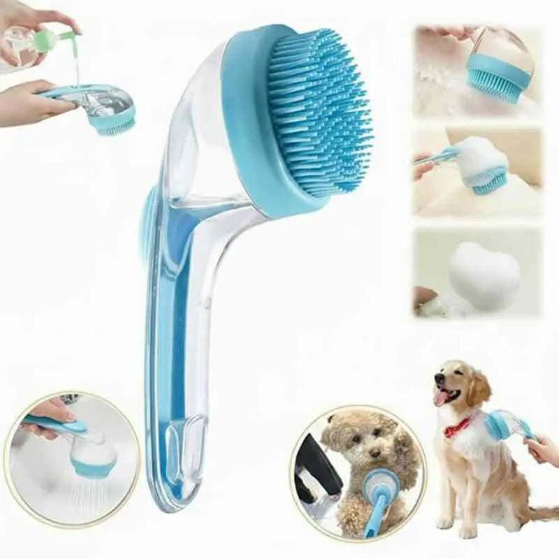 HydroSlick™ 2-in-1 Pet Bath & Grooming Brush