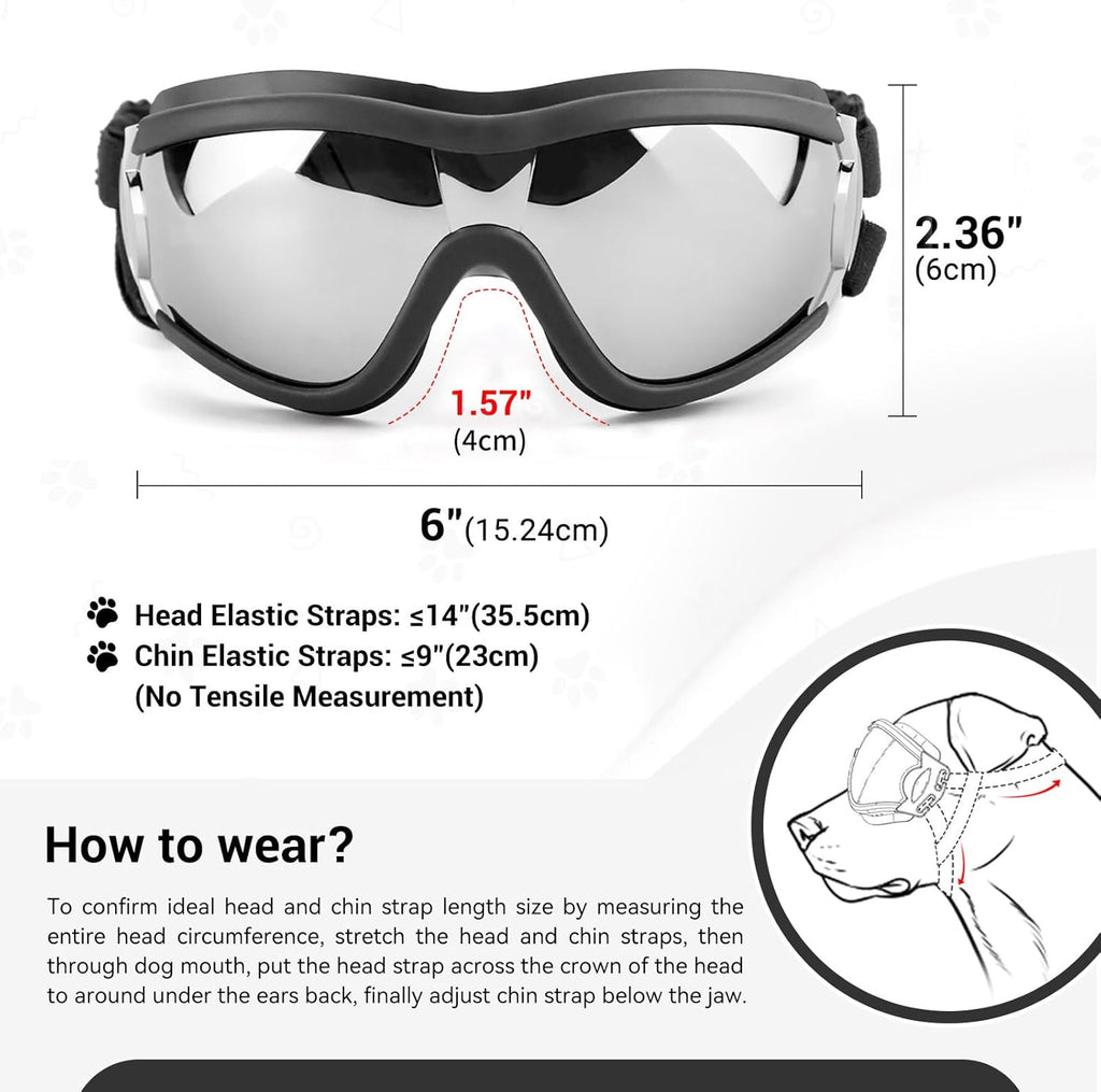Eye Protection Goggles for Dogs 