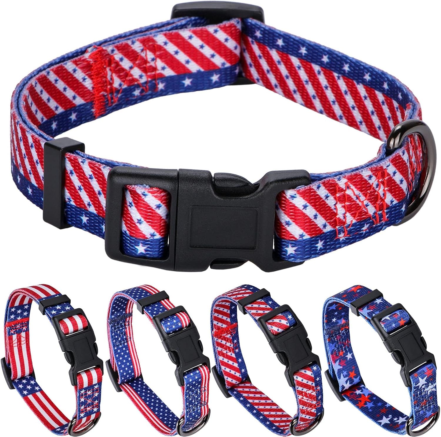 BlossomPaws™ Adjustable Violet Dog Collar