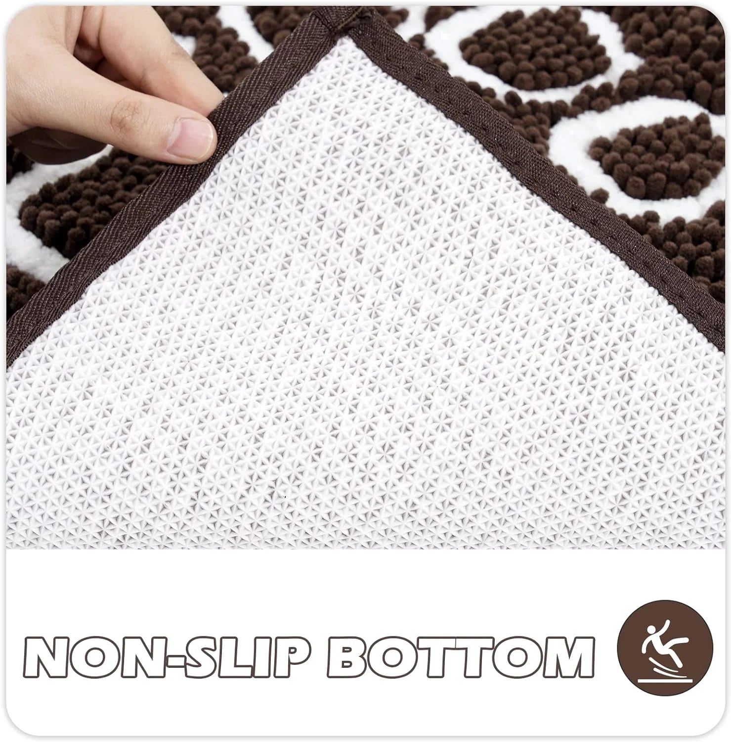 PawPrint™ Ultra-Soft Washable Door Mat