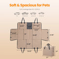Dog Car Seat Full-Cover Waterproof Back Seat Protector, Foldable