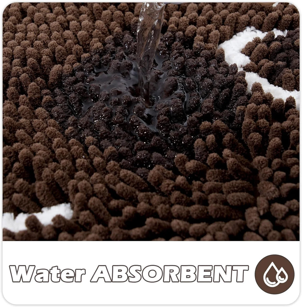 PawPrint™ Ultra-Soft Washable Door Mat