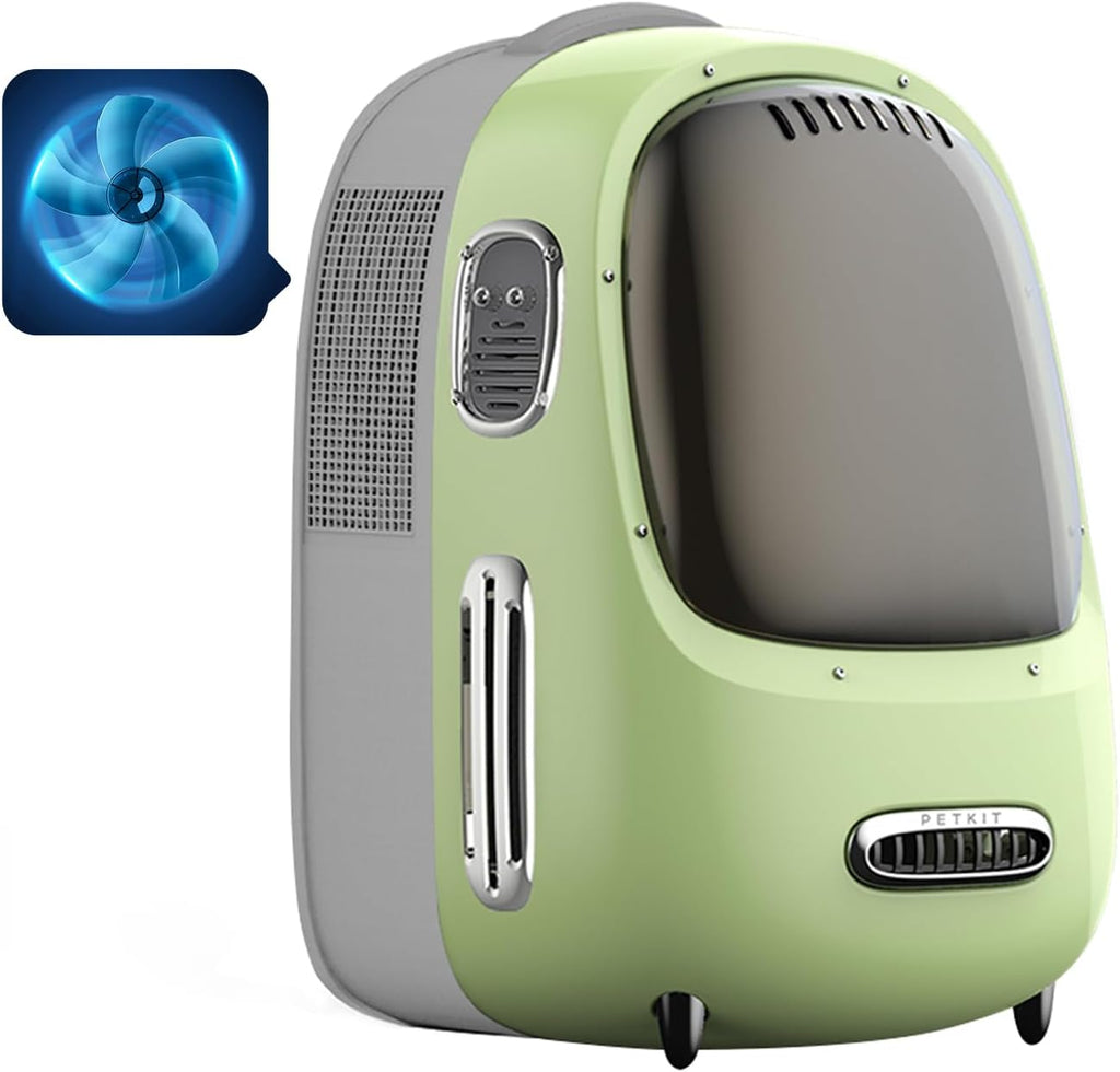 Pet Travel Backpack with Inbuilt Fan & Light 