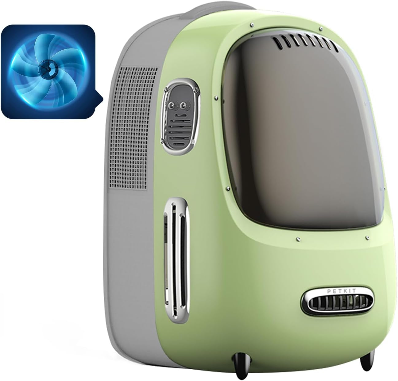 Pet Travel Backpack with Inbuilt Fan & Light 