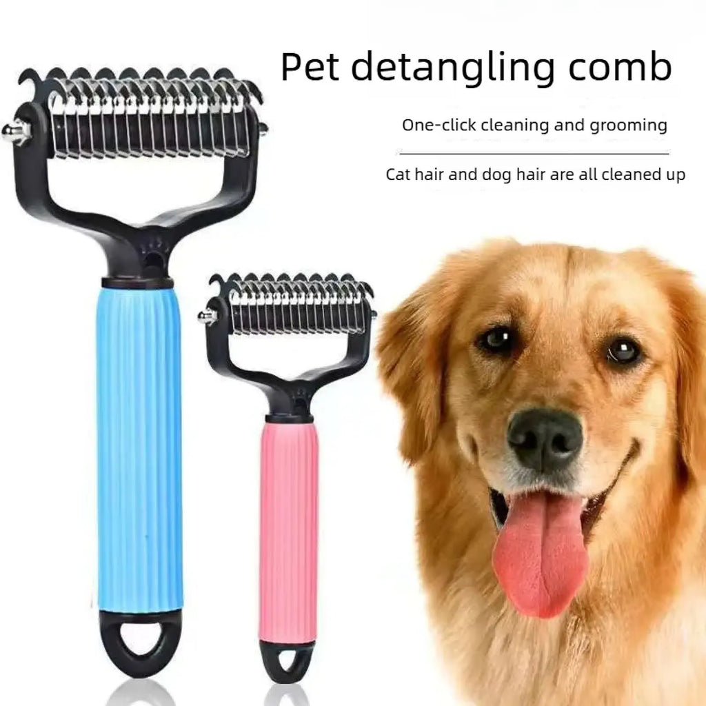 The ProGroom™ Professional Undercoat Rake – Double-Sided Dematting & Deshedding Comb for Dogs