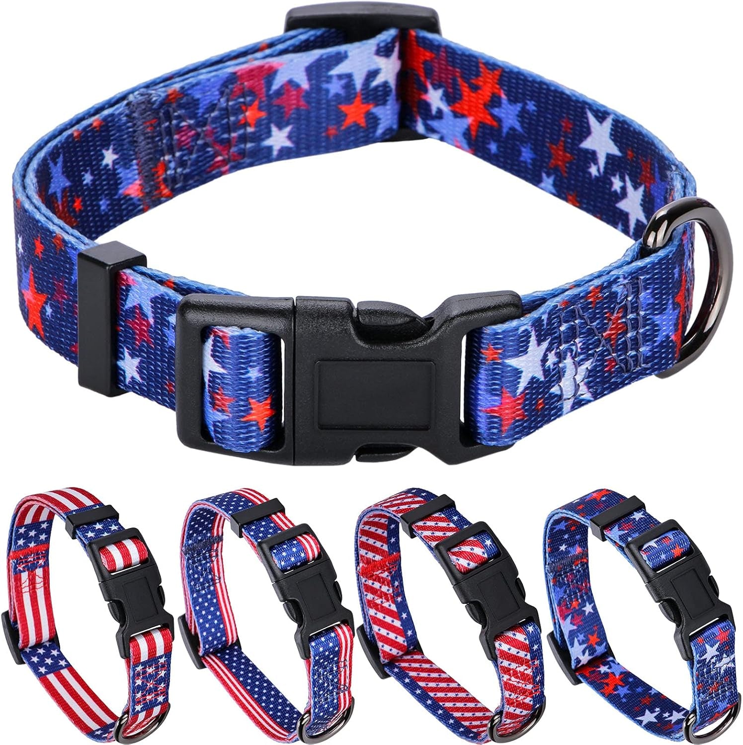 BlossomPaws™ Adjustable Violet Dog Collar