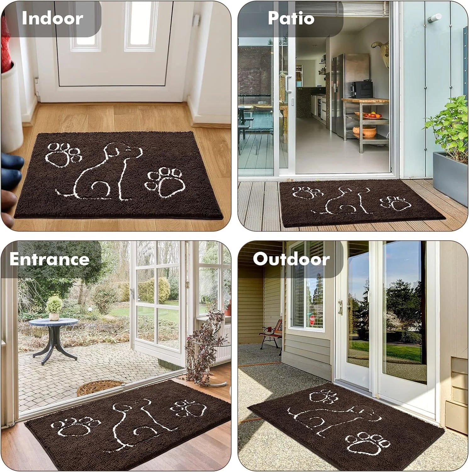 PawPrint™ Ultra-Soft Washable Door Mat