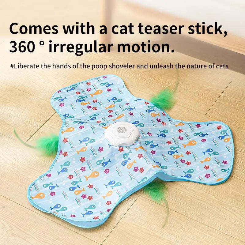 The ApexCat™ Automatic Prey Simulator – 360° Interactive Hunting & Stress-Relief Toy