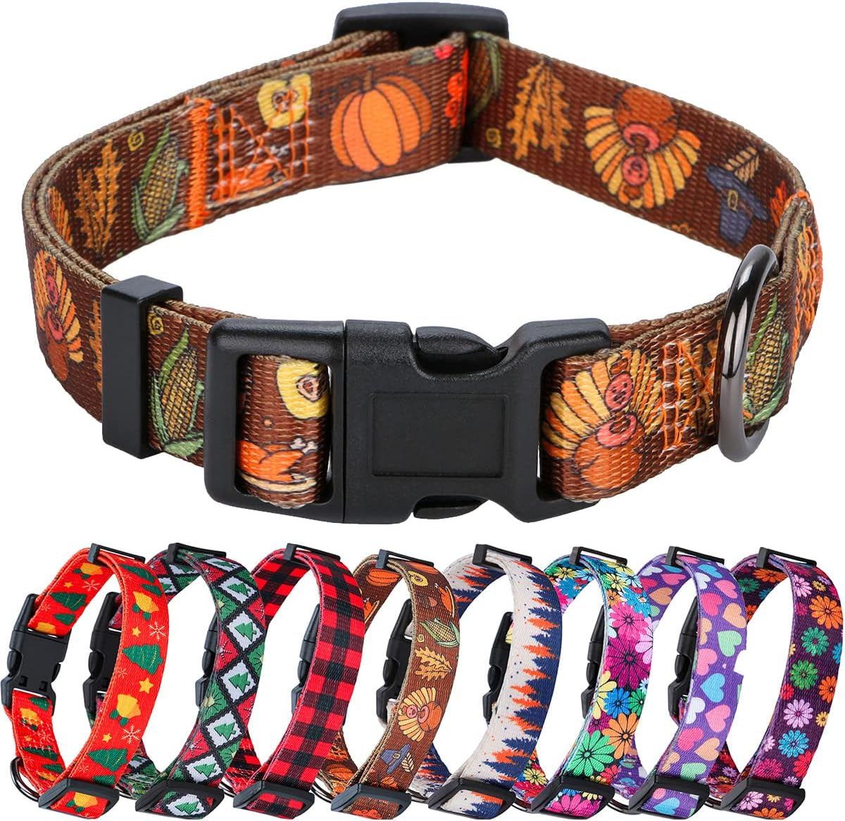 BlossomPaws™ Adjustable Violet Dog Collar