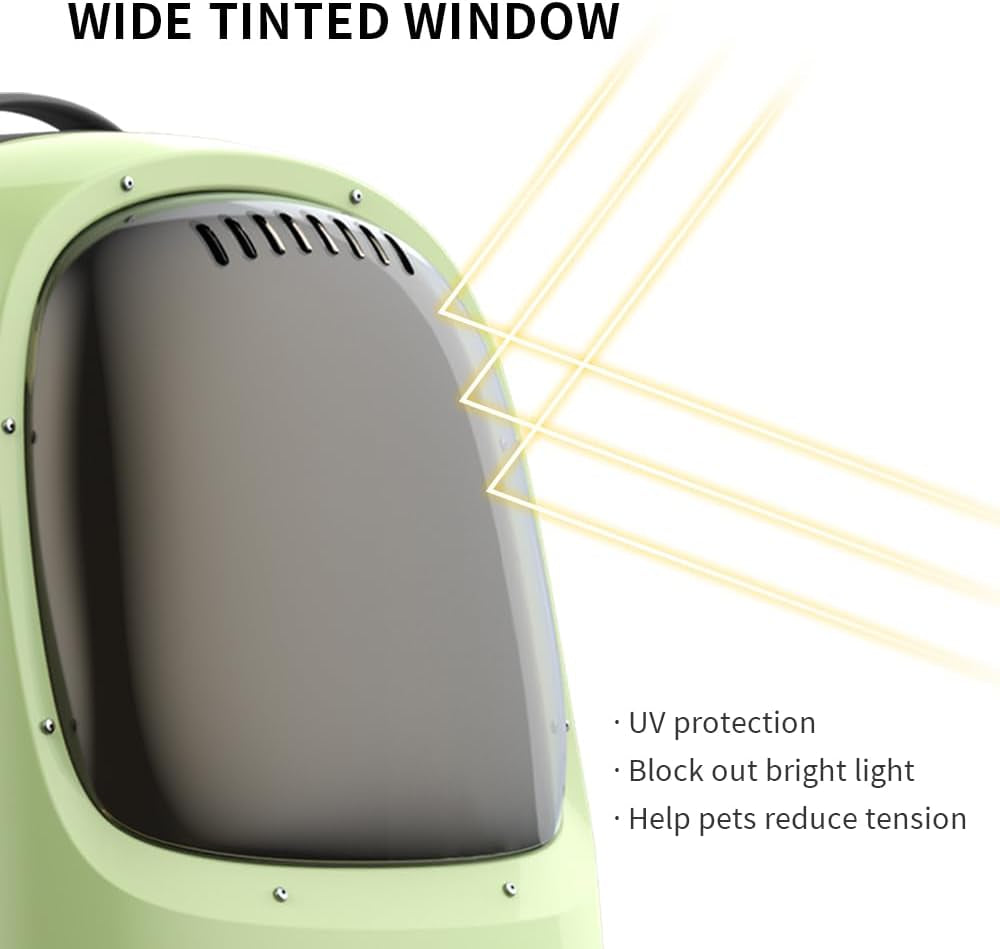 Pet Travel Backpack with Inbuilt Fan & Light 