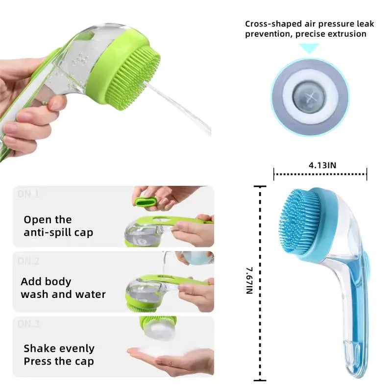HydroSlick™ 2-in-1 Pet Bath & Grooming Brush