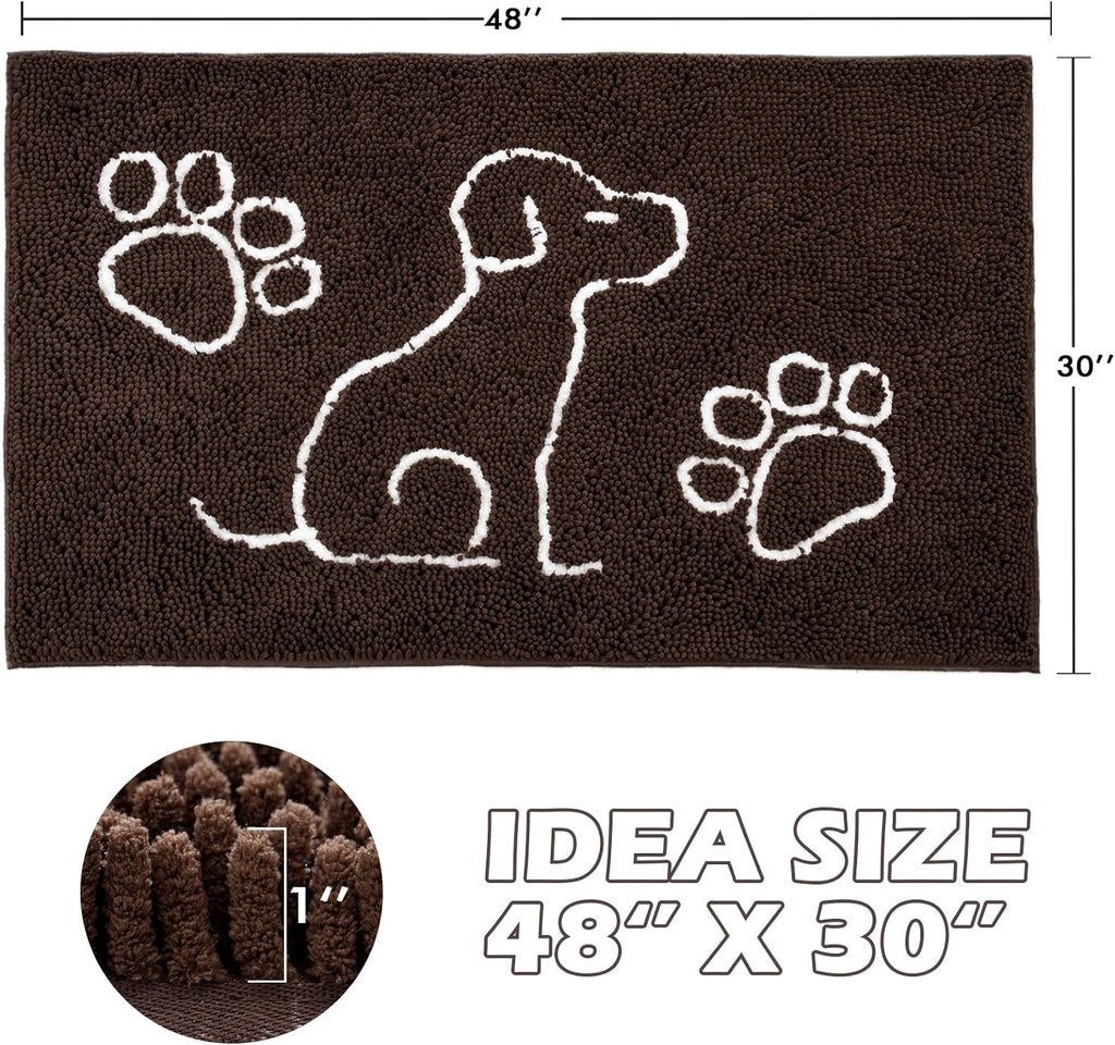 PawPrint™ Ultra-Soft Washable Door Mat