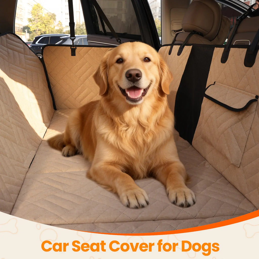 Dog Car Seat Full-Cover Waterproof Back Seat Protector, Foldable