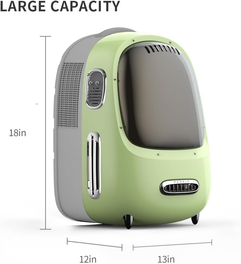 Pet Travel Backpack with Inbuilt Fan & Light 
